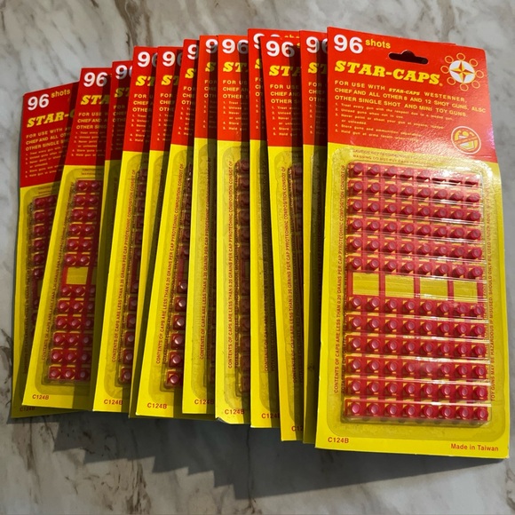 Star-Caps 96 Shots Toy Gun Caps (12 pks) - Picture 1 of 3